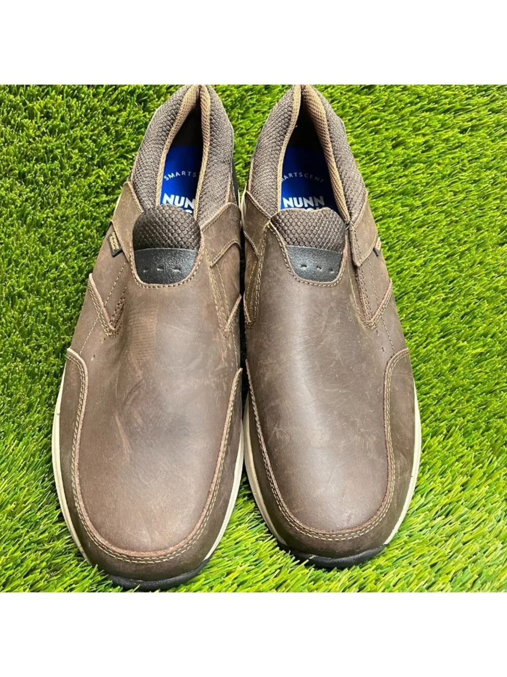 Nunn Bush Excursion Mens Size 11.5M Brown Casual Classic Moc Toe Slip On Shoes